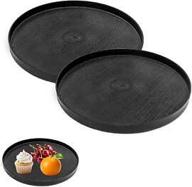 Luckwaii Deko Tablett Rund 30 cm mit 3 Anti