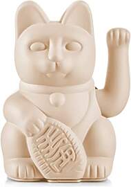 Lucky Cat Ocher - ockerfarbene Winkekatze,