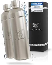 Luckymoose Infinity 2x Edelstahlflaschen