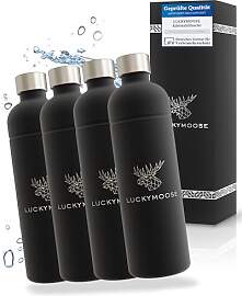 Luckymoose Infinity 4x Edelstahlflaschen
