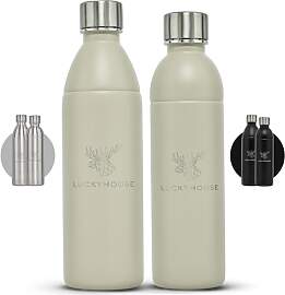 Luckymoose Infinity Edelstahlflasche Set