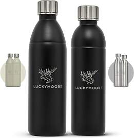 Luckymoose Infinity Edelstahlflasche Set