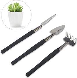 LuckyOpt 3-teiliges Mini-Gartengeräteset,