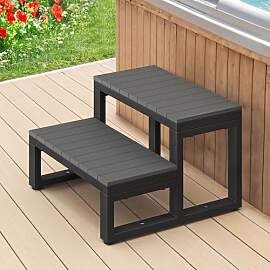 LUE BONA 2-Stufen Whirlpooltreppe, rutschfeste