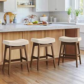 LUE BONA Barhocker 3er Set,Barhocker 61 cm