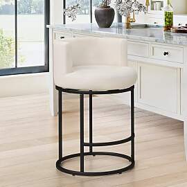 LUE BONA Barhocker mit Lehne, 180° drehbarer