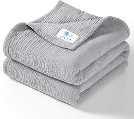 Lulu moon Musselin Decke Baby - Atmungsaktive