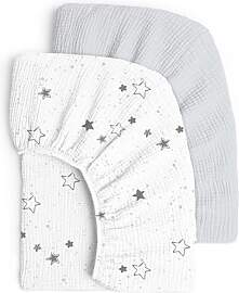 lulumoon 2er Set Kinder Spannbettlaken,