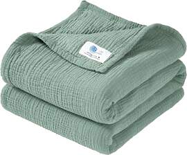 lulumoon Musselin Decke Baby - Atmungsaktive