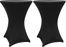 Lumaland 2X hochwertige Stehtischhusse 80-85 cm,