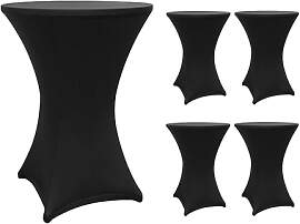 Lumaland 5X hochwertige Stehtischhusse 80-85 cm,