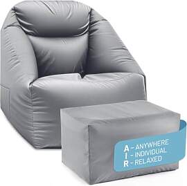 Lumaland CrozyAir Relax-Set Aufblasbarer Sessel +