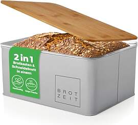 Lumaland Cuisine Brotkasten | Brotdose aus Metall