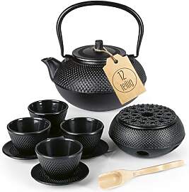 Lumaland Tee Set 12-teilig | 1,4 Liter Gusseiserne 