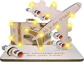 LumenPoles Geldgeschenke Geburtstag, Flugzeug