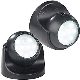 Luminea Kabellose LED Leuchte: 2er-Set kabellose