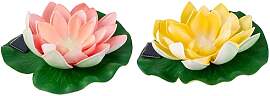 Lumineo Solar Gartenleuchte Seerose 17x6cm