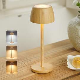 LuminexDesigns Kabellos LED Tischlampe Touch