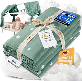 Luna & Leo Hausbett Himmel 3-TLG - mit