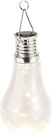 Lunartec Solarbirne: Solar-LED-Lampe in