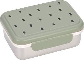 Lunchbox LÄSSIG "Edelstahl Lunchbox 17,3 x
