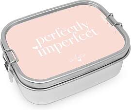 Lunchbox Perfectly Imperfect aus Edelstahl