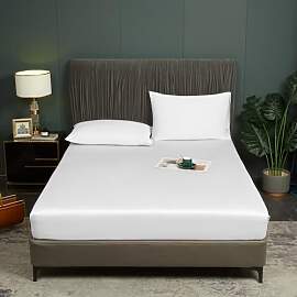 Luofanfei Bambus Lyocell Spannbettlaken 160x200cm