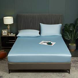 Luofanfei Bambus Lyocell Spannbettlaken 90x200cm