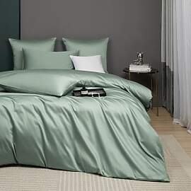 Luofanfei Mako Satin Baumwolle Bettwäsche 135x200 