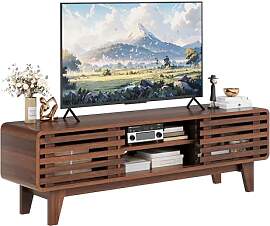 Luoxiao TV Schrank Holz 140 cm Lowboard für