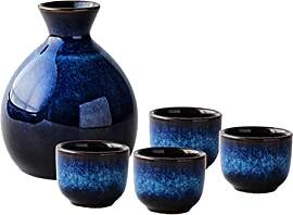 Lurrose Japanisches Keramik Sake Set Mit 1 Tokkuri 