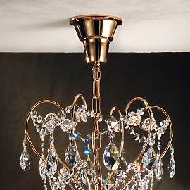Luster KATHARINA, 6-flammig, Gold, 75cm