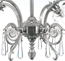 Luster LA BOHEME, 4-flammig, Altsilber