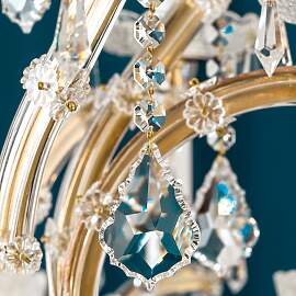 Luster MARIA THERESIA, 12+6-flammig, Gold, mit