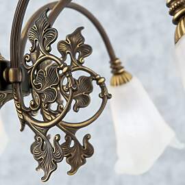 Luster TOSCA, 8-flammig, Altpatina