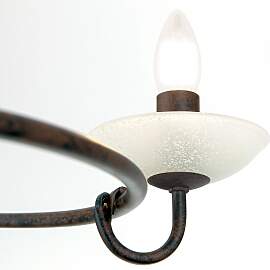 Luster VERA, 8-flammig, Antik