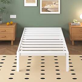 Lutown-Teen Metallbett 90x200 mit Runde Eckbeine,