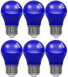 LUTW Blau Bunte Glühbirnen E27, 5W LED Farbige