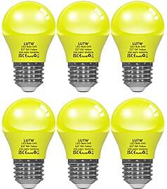 LUTW Gelb Bunte Glühbirnen E27, 5W LED Farbige