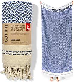 Luum® Hamamtuch groß 90x200 Strandtuch