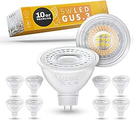 Luxari GU5.3 LED Lampe [5x] - MR16 Entspricht 50W
