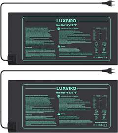 LUXBIRD 2er-Pack Heizmatte Zimmergewächshaus