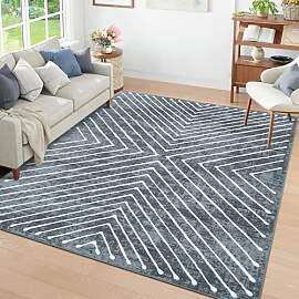 LuxFocus Waschbarer Teppich 120x170 cm,