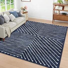 LuxFocus Waschbarer Teppich 140x200 cm, Moderner
