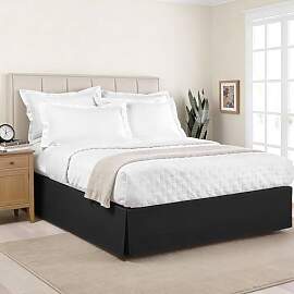 Lux Hotel-Bettrock aus Mikrofaser mit klassischer