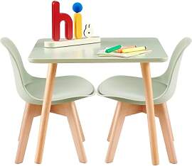 LuxNook Kindertisch mit 2 Stühlen,
