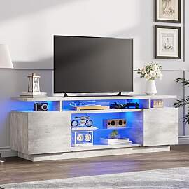 LUXOAK TV-Schrank mit LED Beleuchtung, für