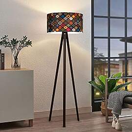 lux.pro Stehlampe Newport 1-flammig Tripod Lampe