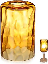 Luxshiny Lampenschirm Aus Glas Ersatz-Lampenschirm 