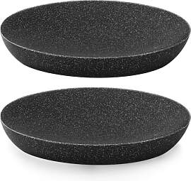 Luxspire seifenschale Marmor, 2 Packungen Ovaler